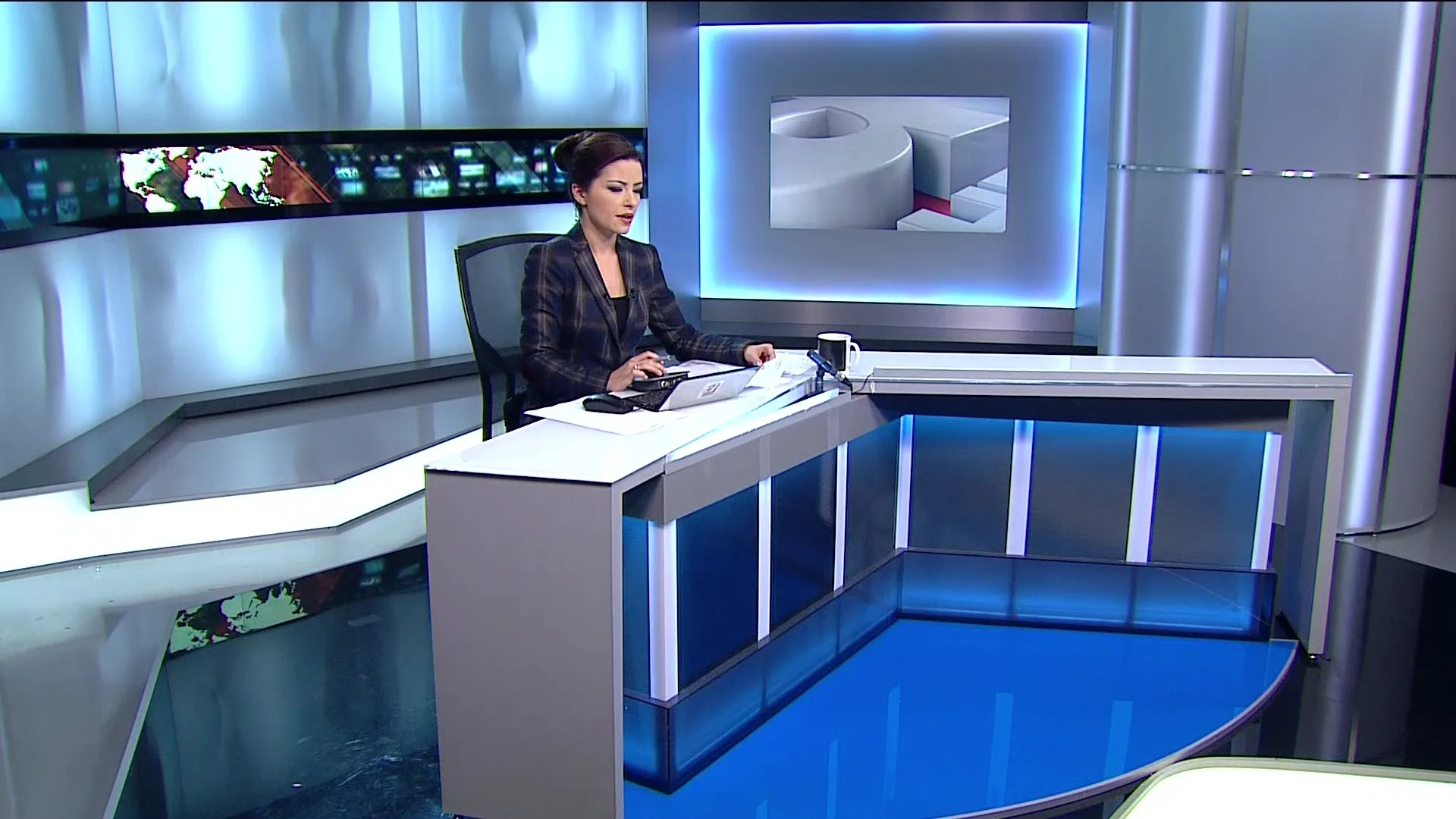 Channel Branding Identity related to News Studio Video Wall design samples V5.