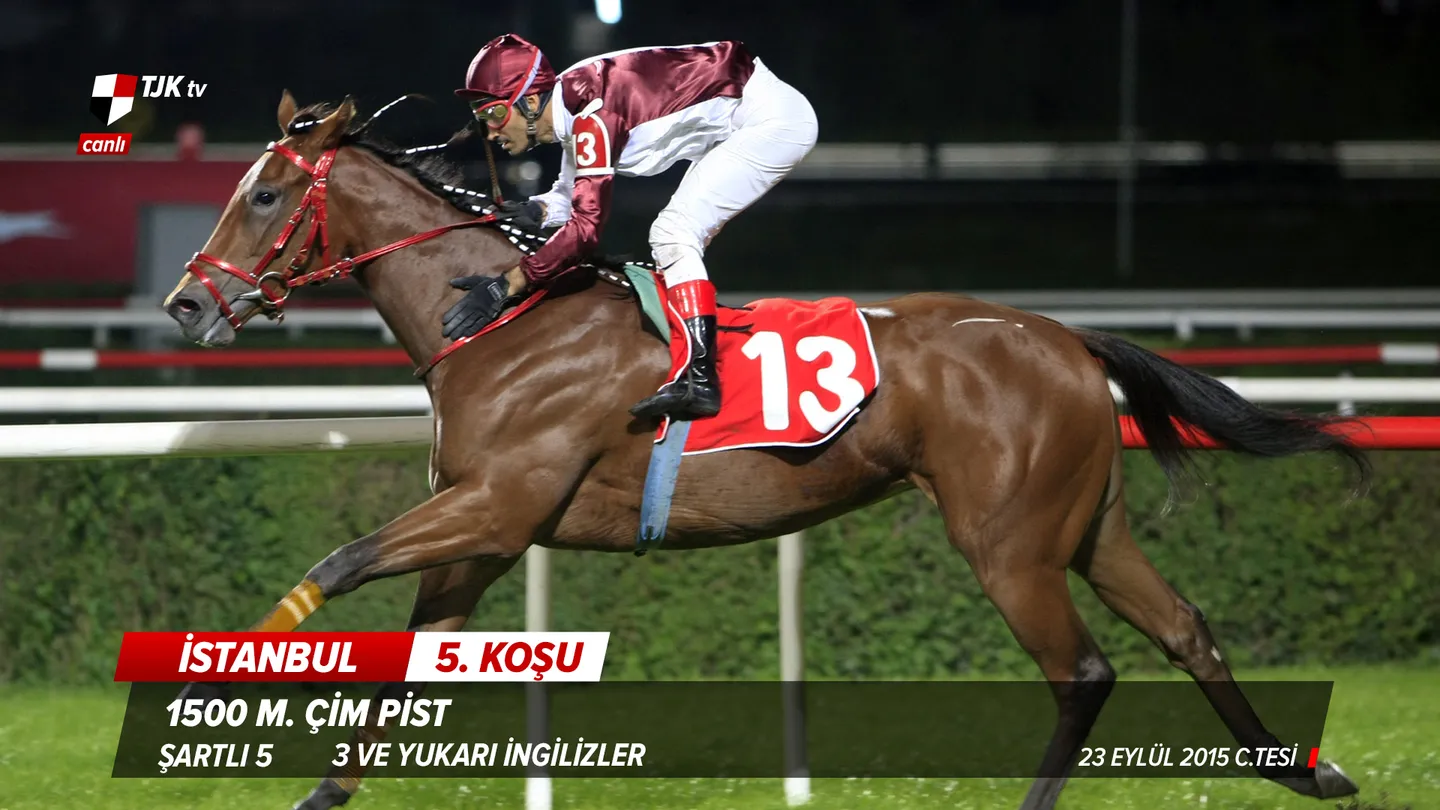 Sport Channel Branding work related to Horse Racing Channel Broadcast Design depicting V3 of a lower third visual.  This example is for Sports Broadcast Graphics, On Air Graphics, Sport Channel Graphics Design, Horse Racing TV.