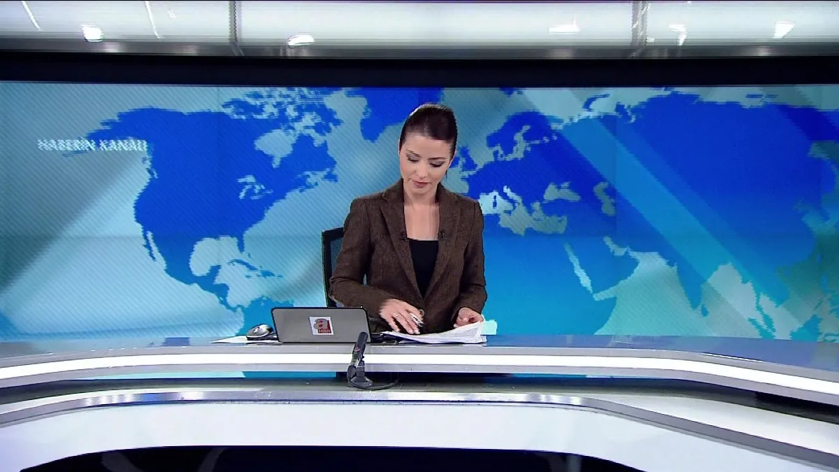 News studio: Professional environment for news presentation. The News Studio incorporates Video Wall Graphic Designs, which consist of multiple screens within the set design. These designs are carefully crafted to ensure compatibility with other graphic elements such as the lower third and opener, creating a cohesive visual experience.